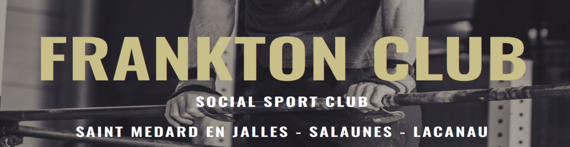 Image du site Internet Crossfit Frankton représentant un homme faisant du sport
