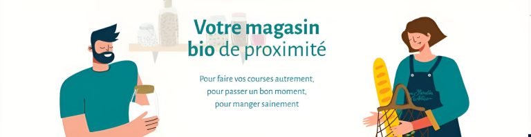 Image de la page d'accueil du site web vitrine Au Jardin d'Alice Magasin de proximité Bio