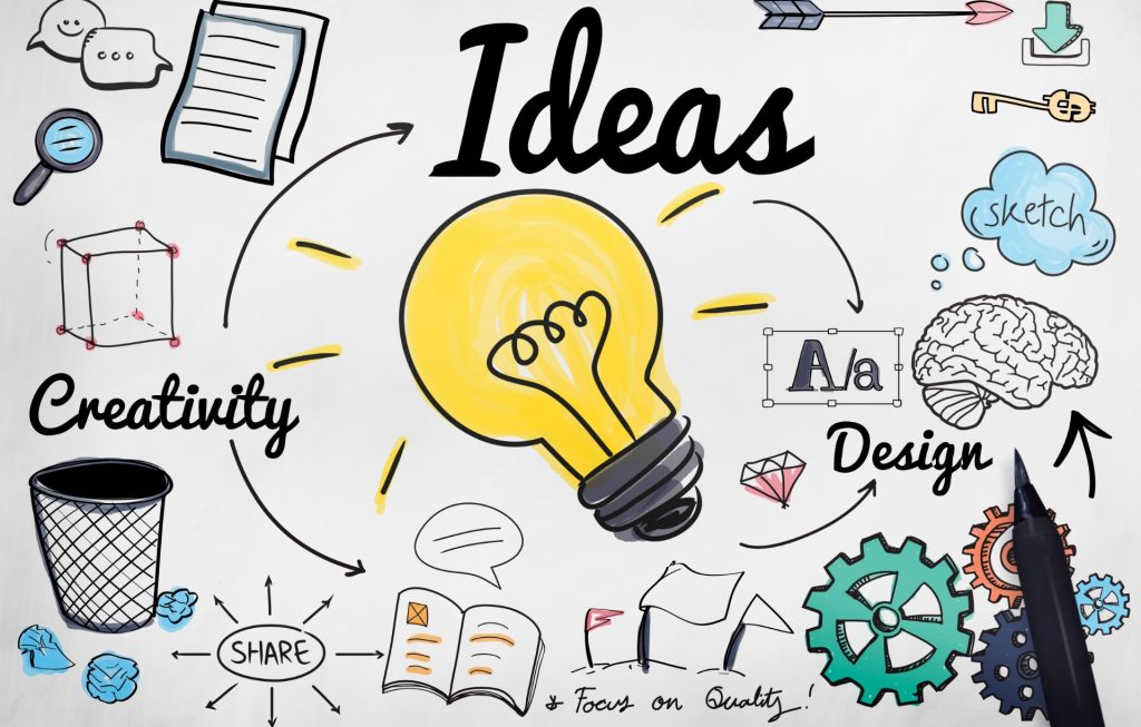 Visuel IA illustrant la créativité marketing et le design assisté par intelligence artificielle – eenov, agence web spécialisée